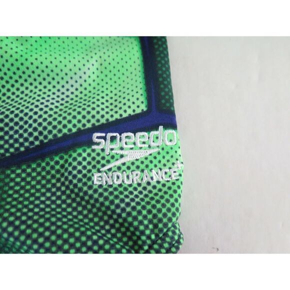 Speedo 7719002 421 Women's Size 30 Blue/Green Shell Shock Flyback 1-Pc Swimwear - Picture 7 of 8